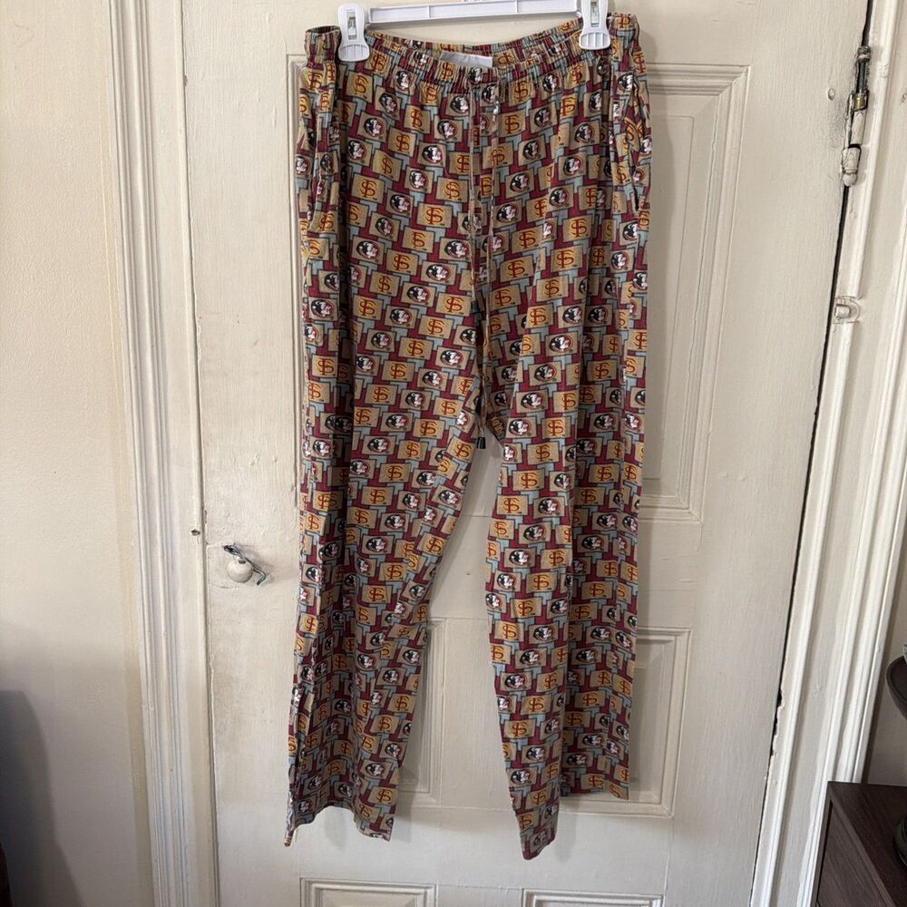 Vintage Florida State Seminoles Lounge Pants Men’s L Eagles Wings FSU Block Logo